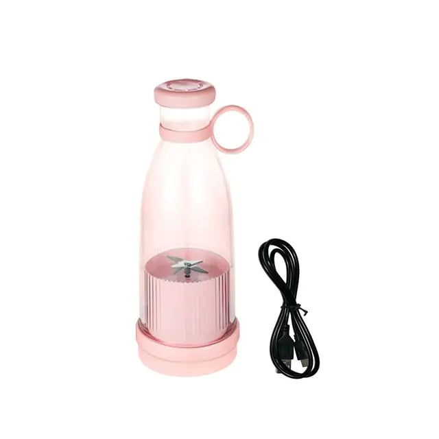 Rechargeable Mixers Fresh Fruit Juicers in Blue and Pink