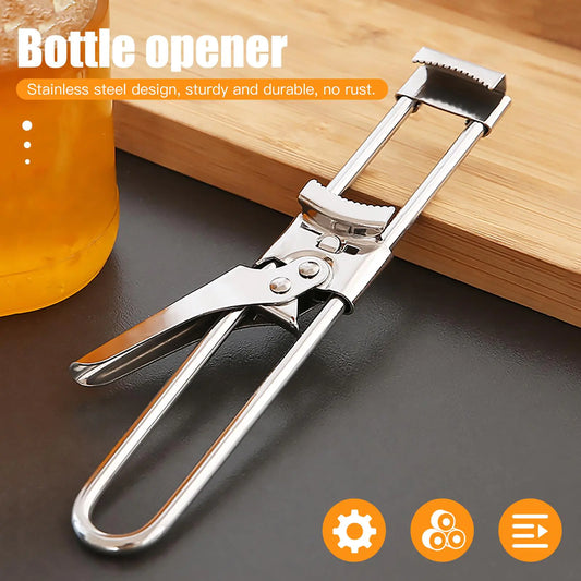 Multifunctional Can and Beer Bottle Opener
