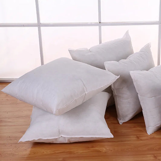 1PC Standard Pillow Cushion Core Cushion Inner Filling Soft Throw Seat Pillow interior Car Home Decor White
