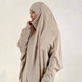 Load image into Gallery viewer, Jilbab for Women 2 Piece Set Muslim Prayer Garment Abaya Long Khimar Hijab Dress Ramadan Gown Abayas Dubai Islam Clothing Niqab

